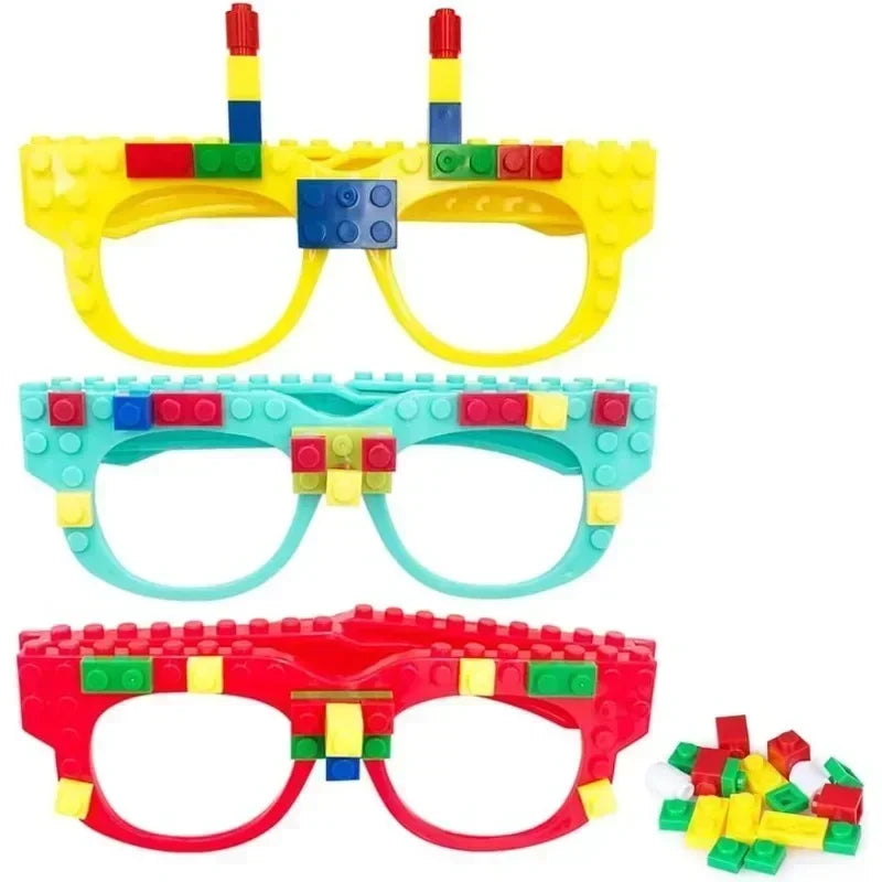 DIY Building Block Glasses Toy for Kids