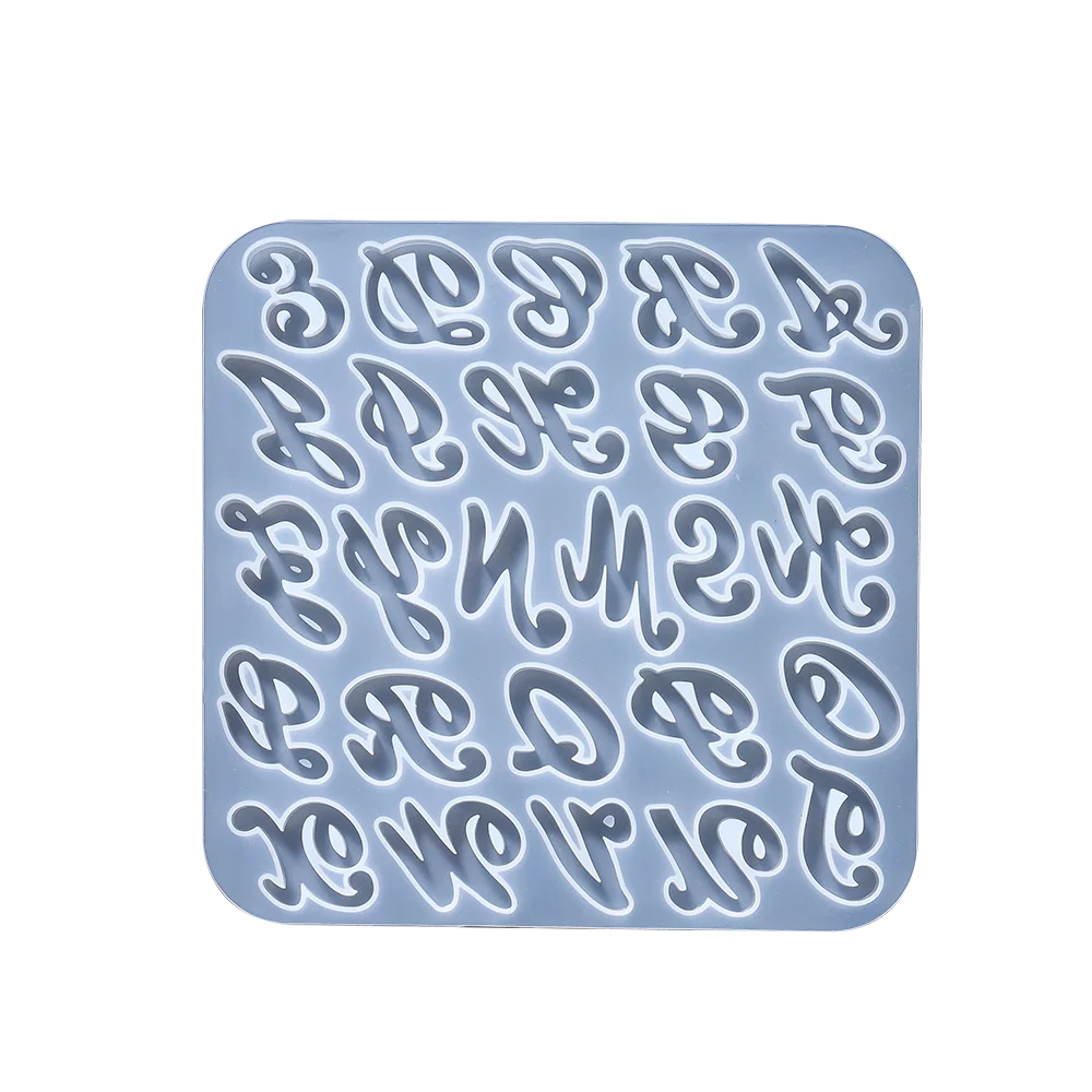 Alphabet & Number Epoxy Resin Mold – DIY Jewelry, Keychains & Crafts
