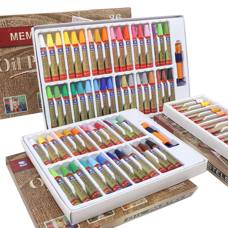 Soft Oil Pastel Set (12–36 Colors)