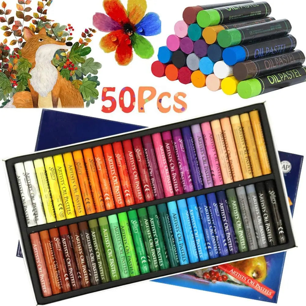 MUNGYO Artist Oil Pastels – 12/25/50 Color Set
