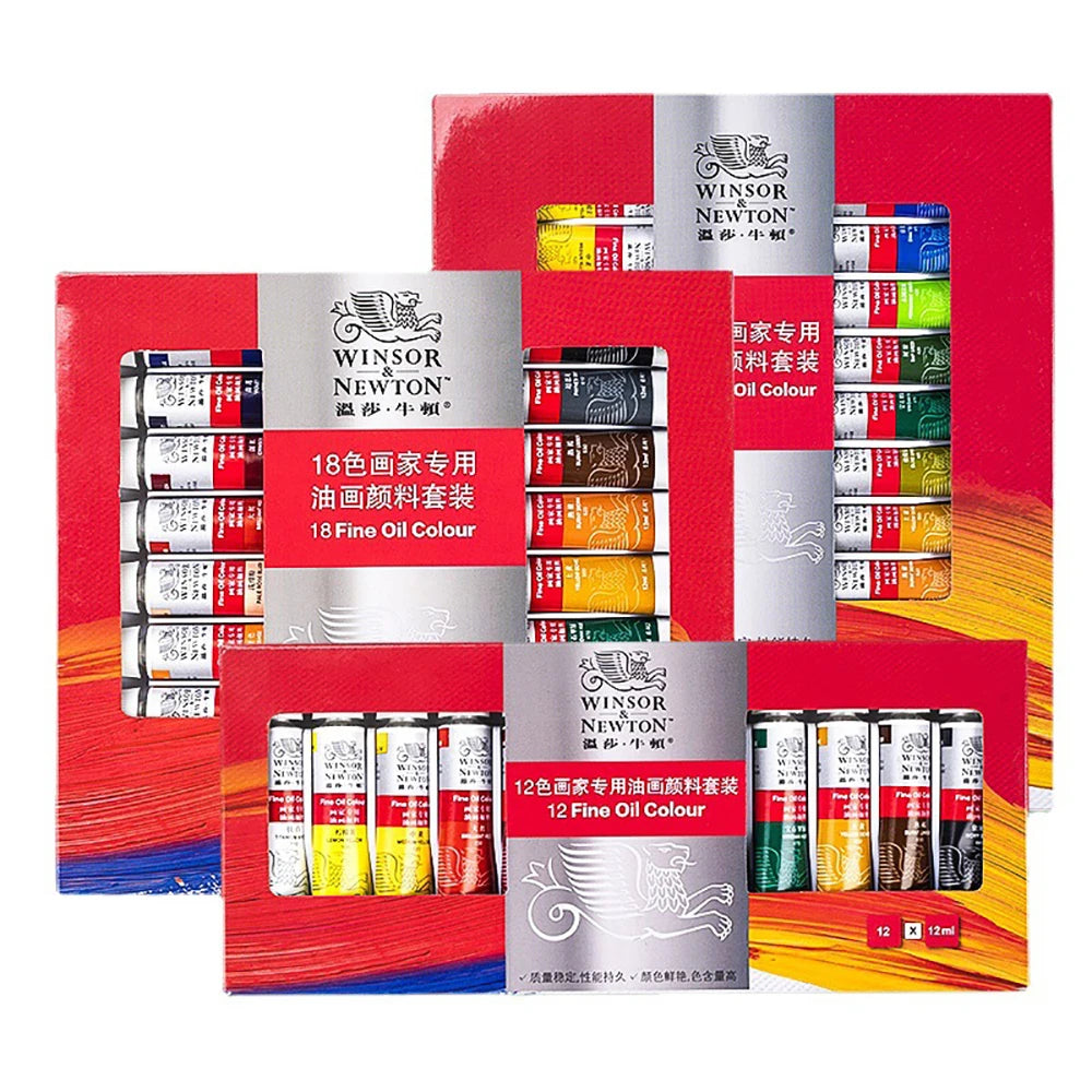 Winsor &amp; Newton Professional Oil Paint Set (12ml Tubes)