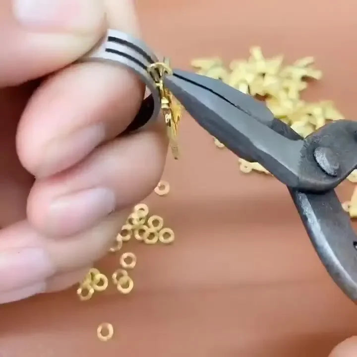 Jump Ring Opener Tool – 17/18/19mm Finger Ring for DIY Jewelry Making