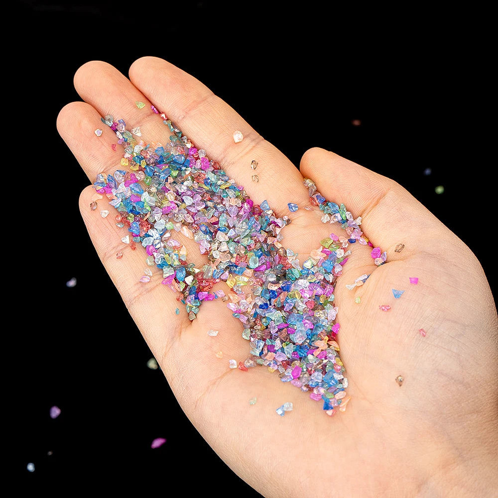 Irregular Crushed Glass Stones for Resin Art (20g)