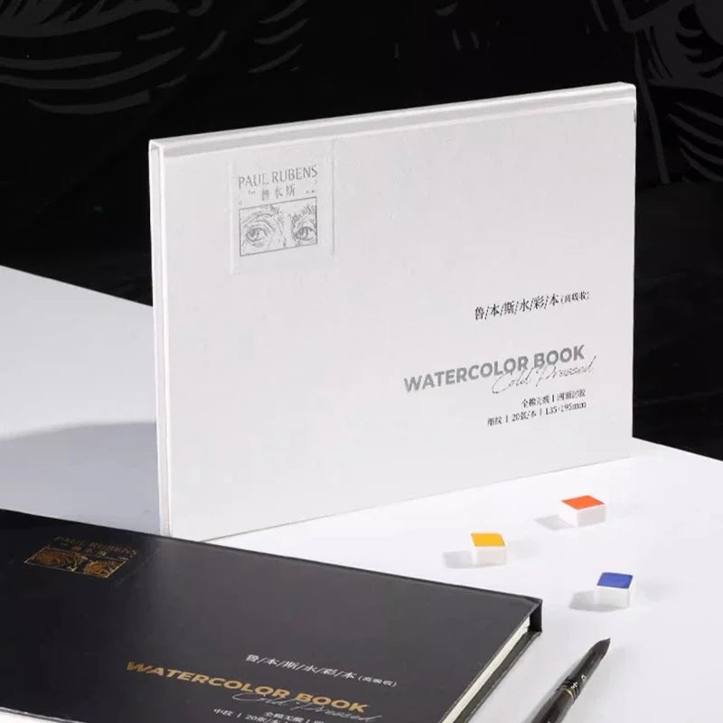 Paul Rubens Watercolor Sketchbook – 100% Cotton, 300gsm, 20 Sheets