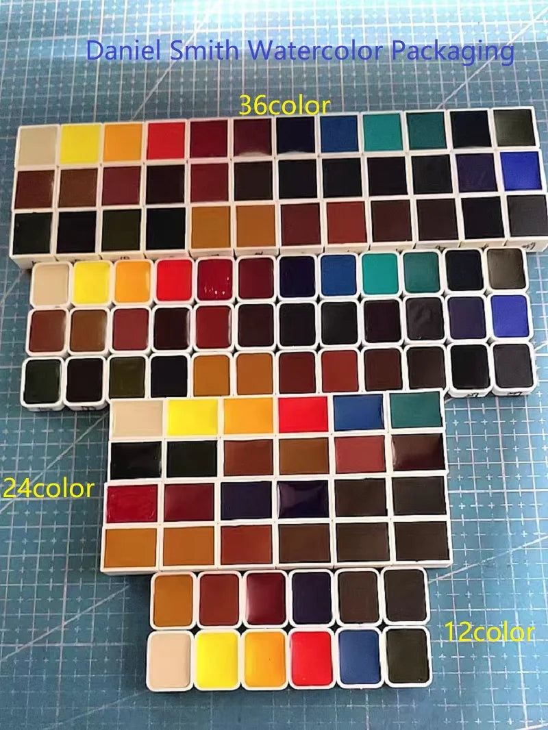 Daniel Smith Mineral Solid Watercolor Set (12–36 Colors)