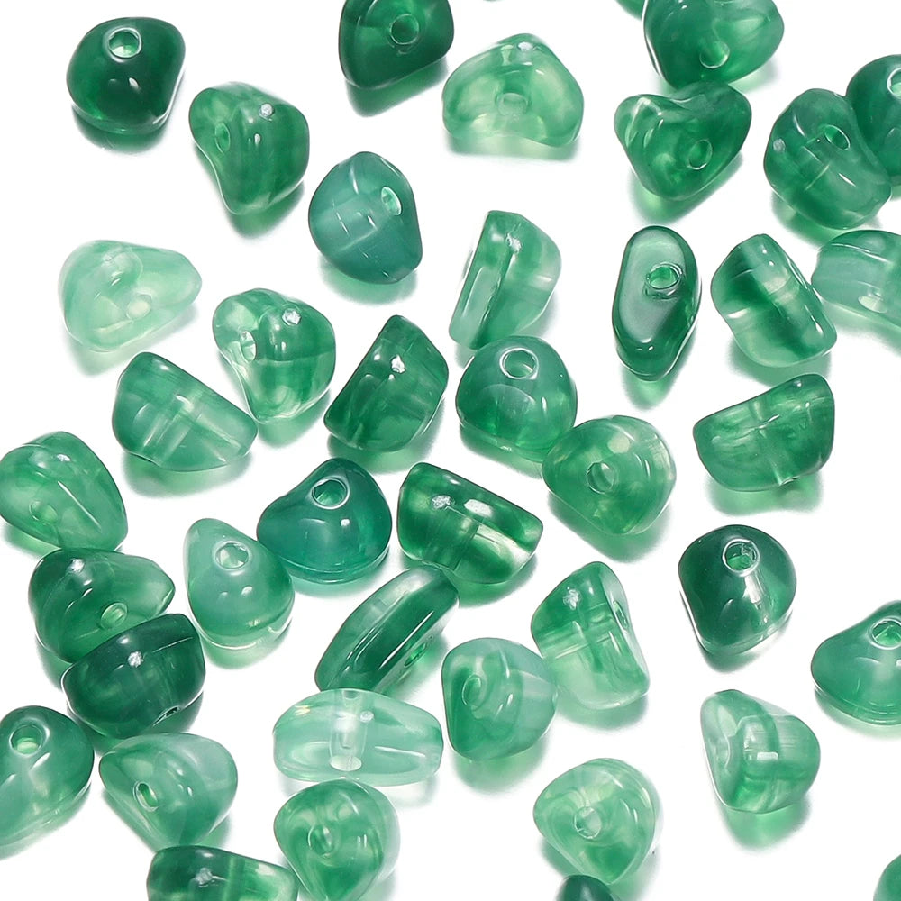 50/100pcs 5-8mm Irregular Acrylic Stone Beads