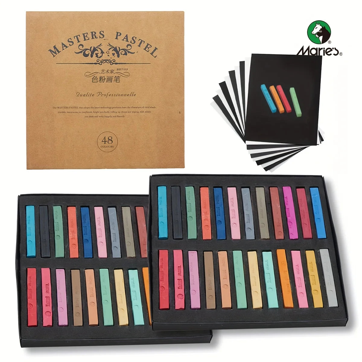 Professional Soft Pastel Set (12–48 Colors)