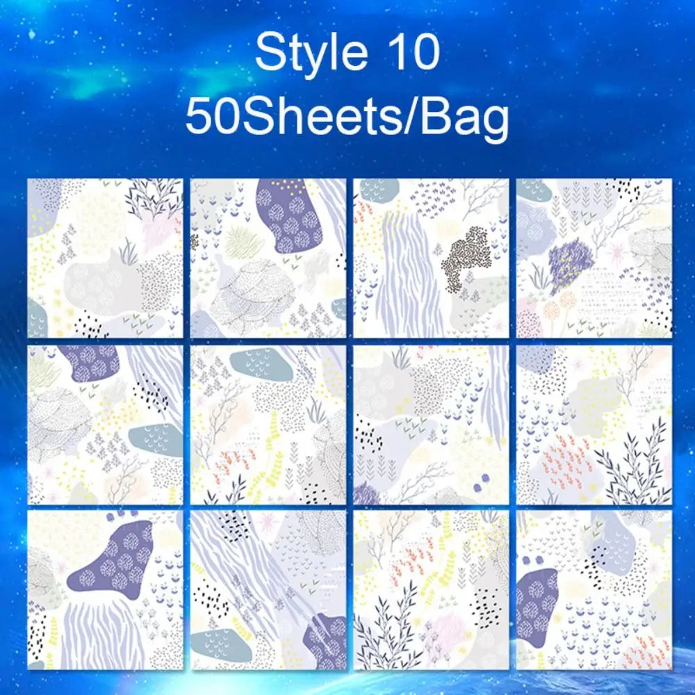 Square Star Sky Constellations Origami Paper – Double-sided