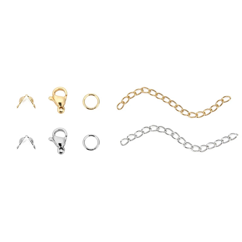 Jewelry Making Findings Kit – Jump Rings, Clasps &amp; Hooks Set in Organizer Box