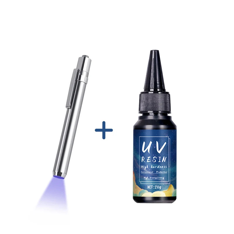 UV Resin Glue – High Transparency, Fast Curing, DIY Jewelry Epoxy