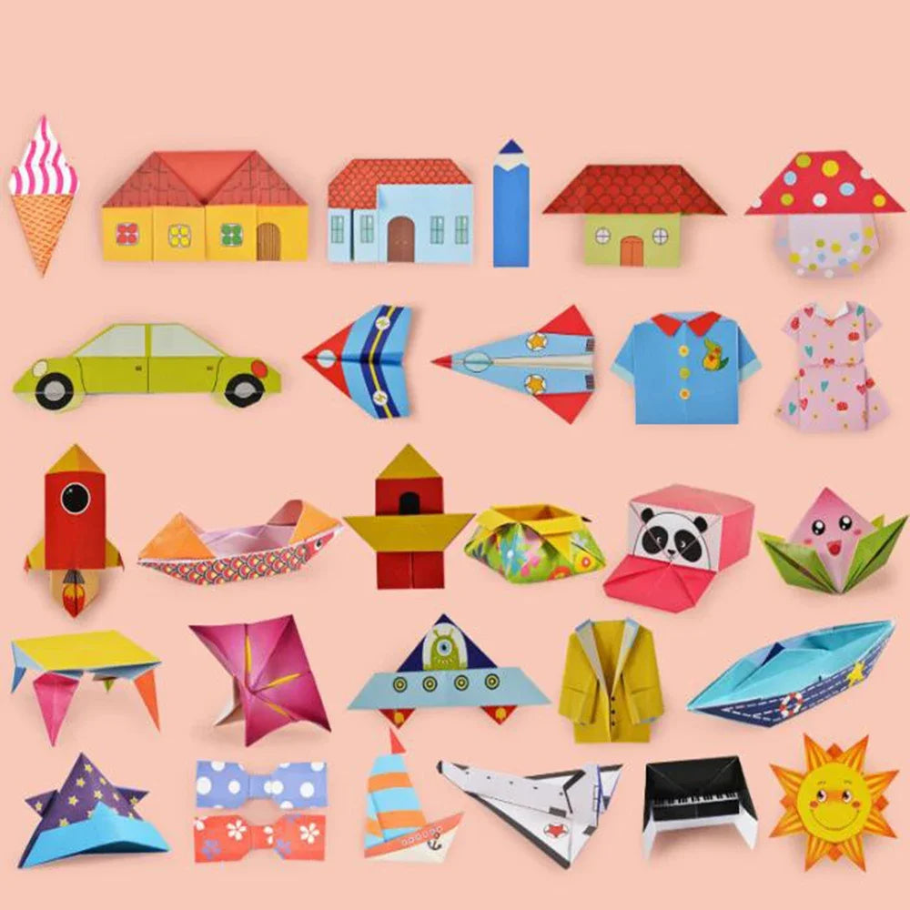 54pg 3D Animal Origami Craft Kit for Kids