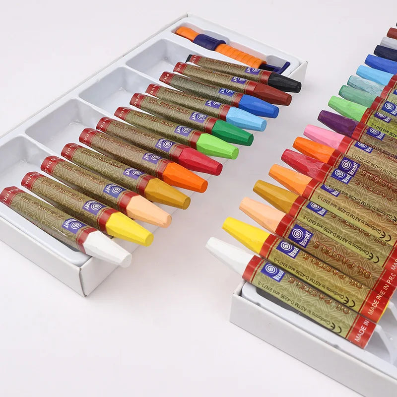 Soft Oil Pastel Set (12–36 Colors)