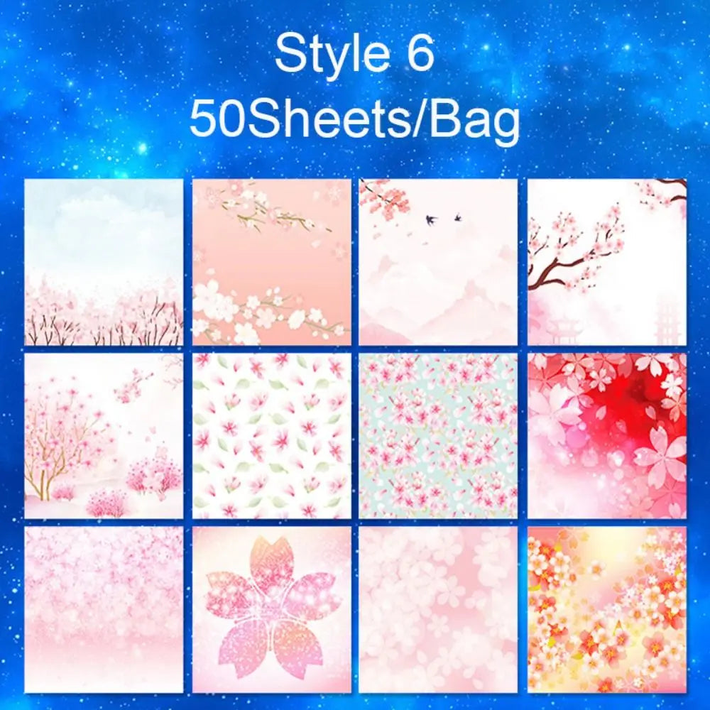 Square Star Sky Constellations Origami Paper – Double-sided