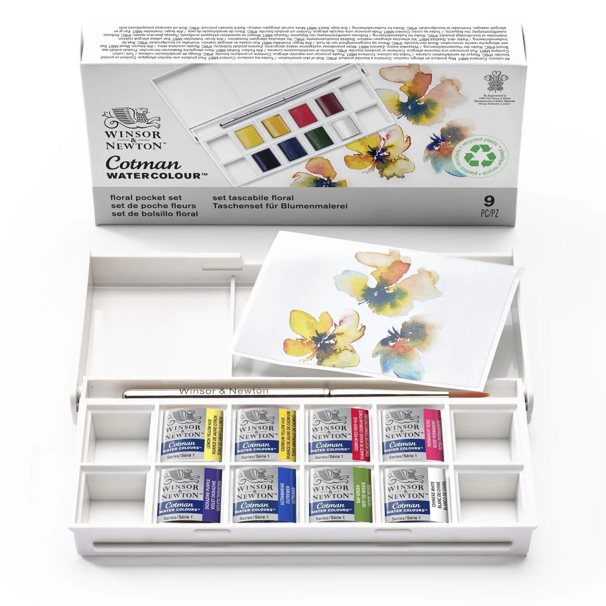 Winsor &amp; Newton Cotman Metallic Watercolor Set (6 × 8ml)