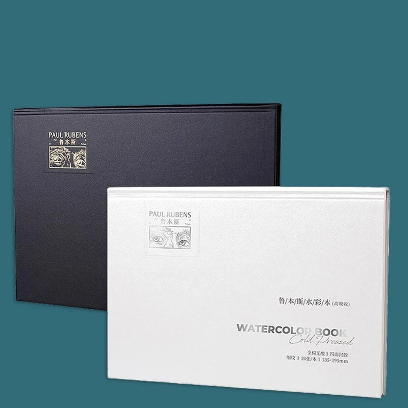 Paul Rubens Watercolor Sketchbook – 100% Cotton, 300gsm, 20 Sheets