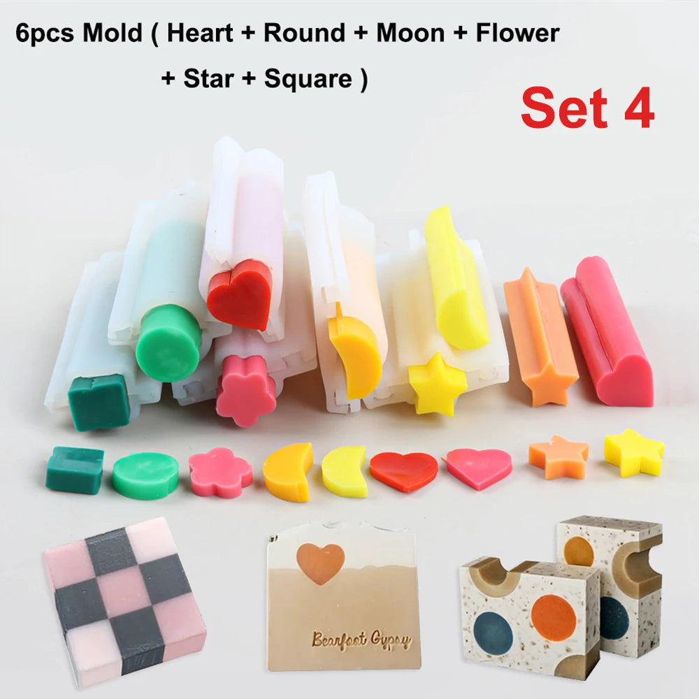 600ml Wooden Soap Mold Kit – Rectangular Silicone Mold with Box