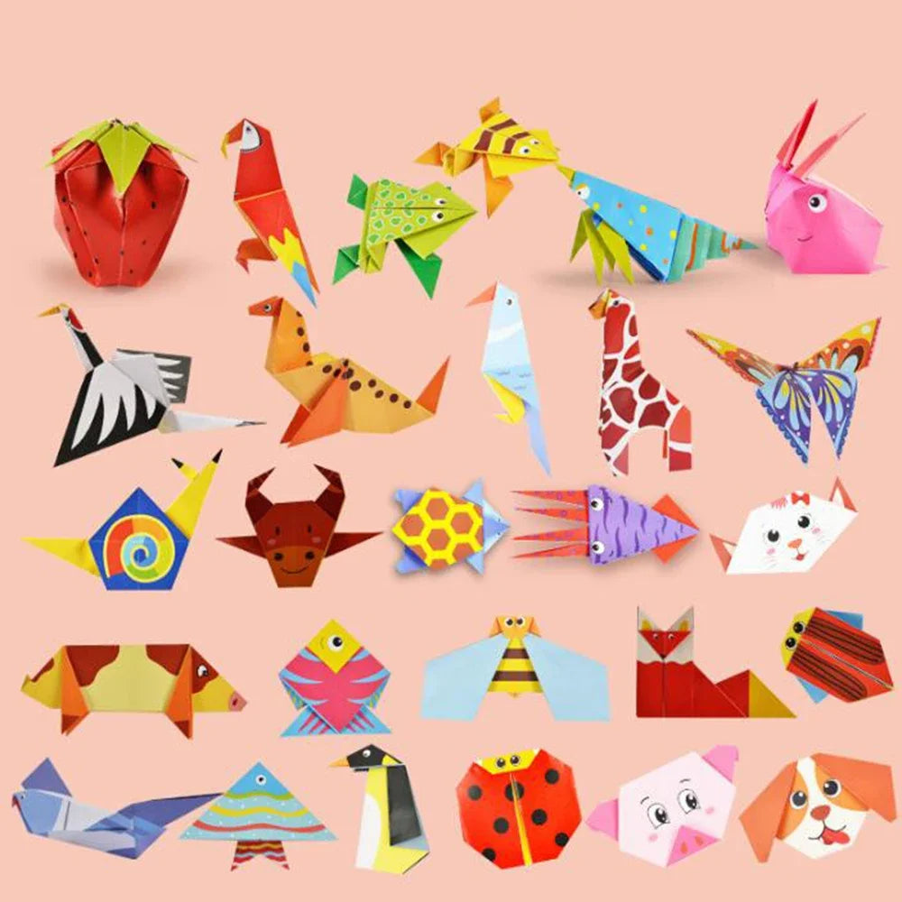 54pg 3D Animal Origami Craft Kit for Kids