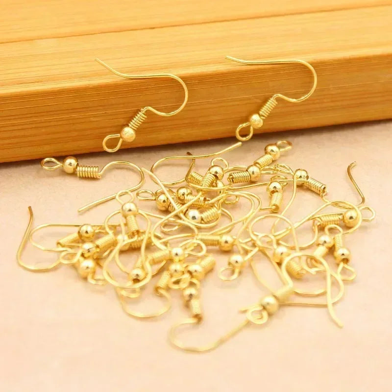 Stainless Steel Earring Hooks – 100/500pcs