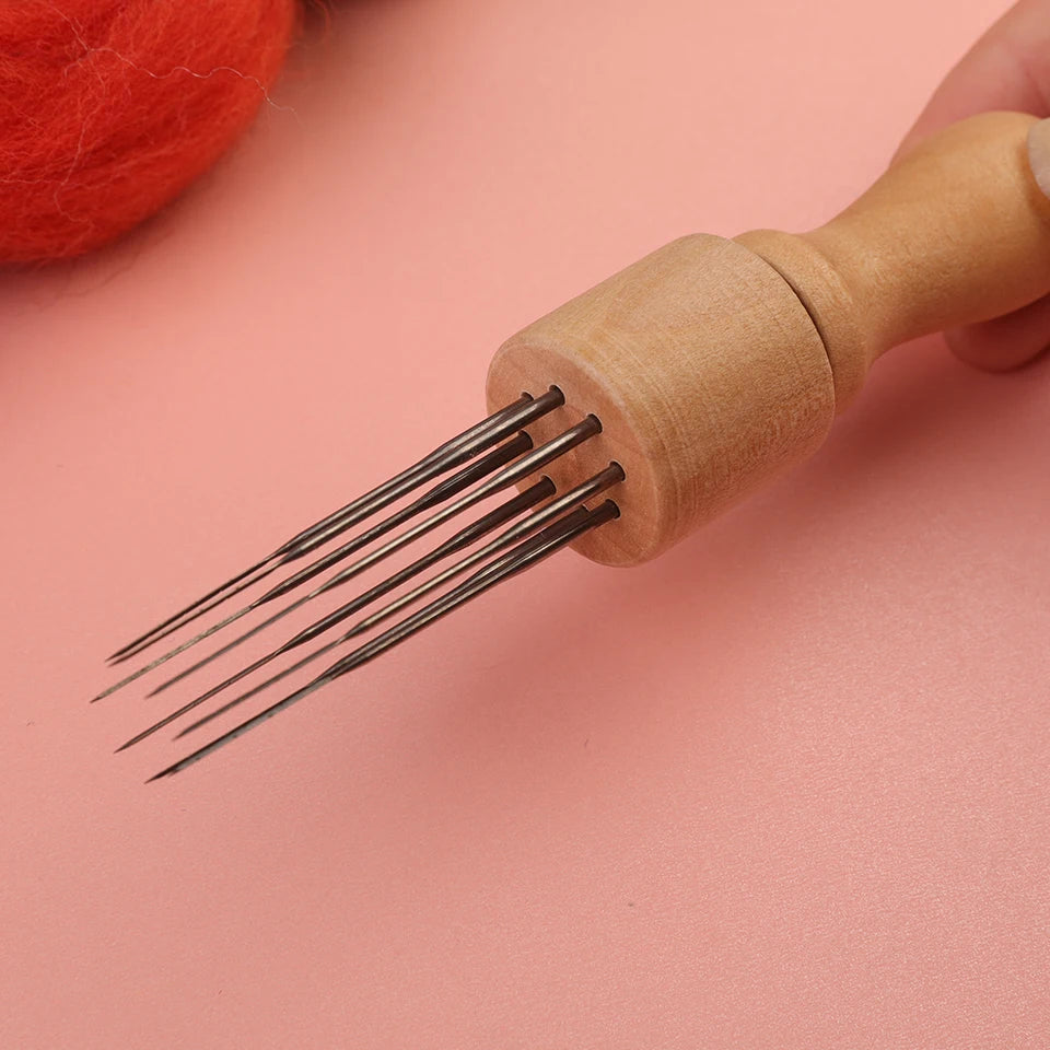 MIUSIE Needle Felting Tool Kit with Wood Handle