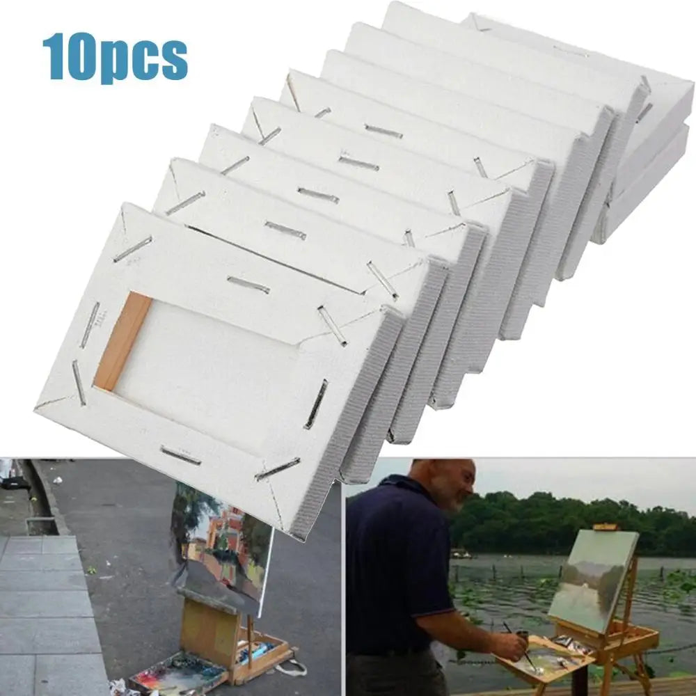 10-Piece Mini Stretched Canvas Set