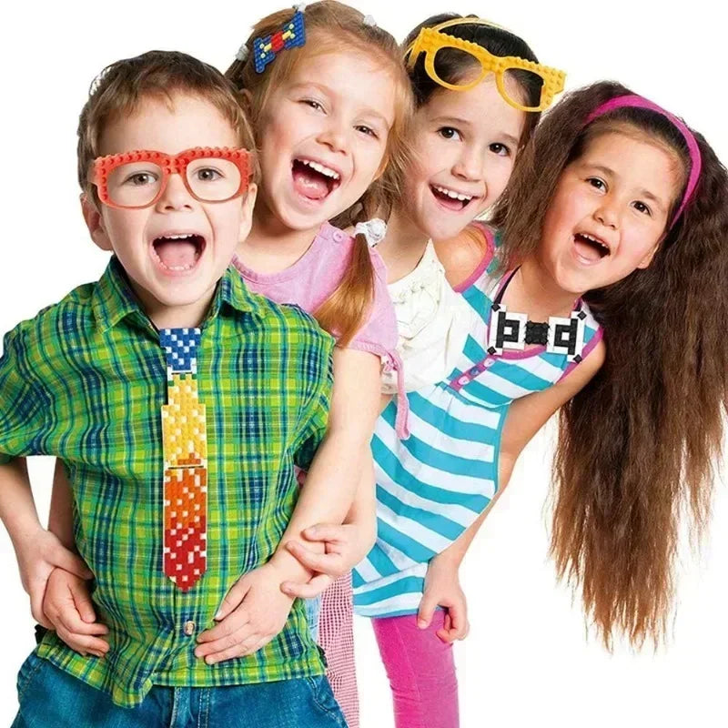 DIY Building Block Glasses Toy for Kids