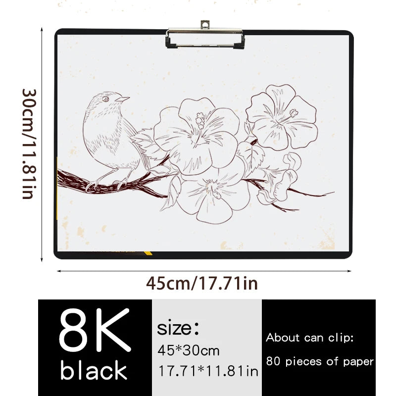 A3 Waterproof Sketch Clipboard Drawing Board