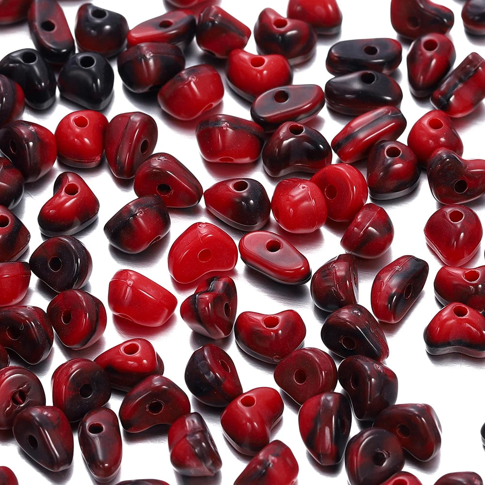 50/100pcs 5-8mm Irregular Acrylic Stone Beads