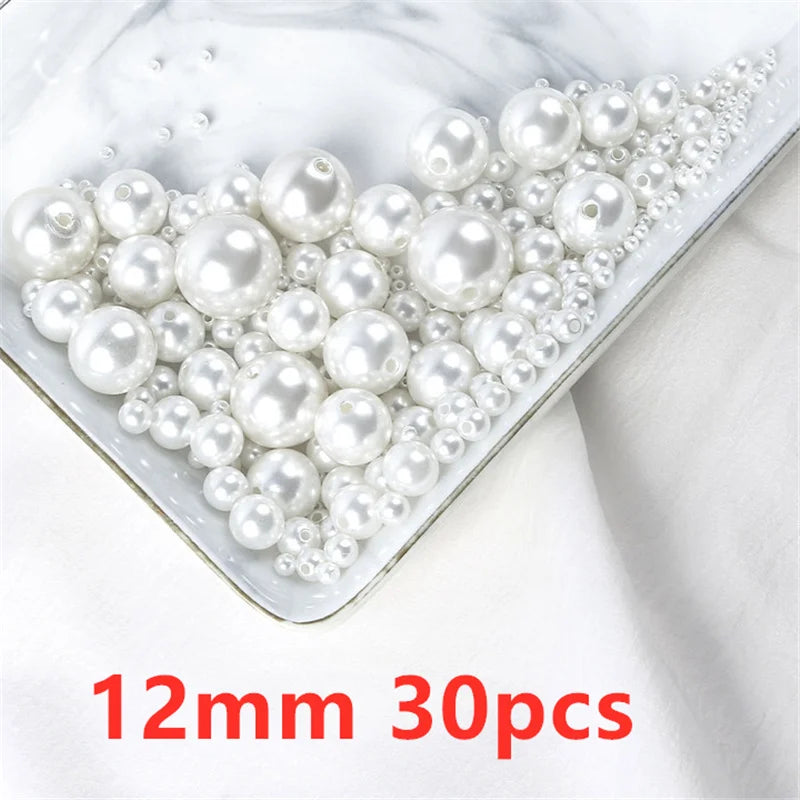 500pcs Imitation Pearl Beads – 3/4/6/8/10mm