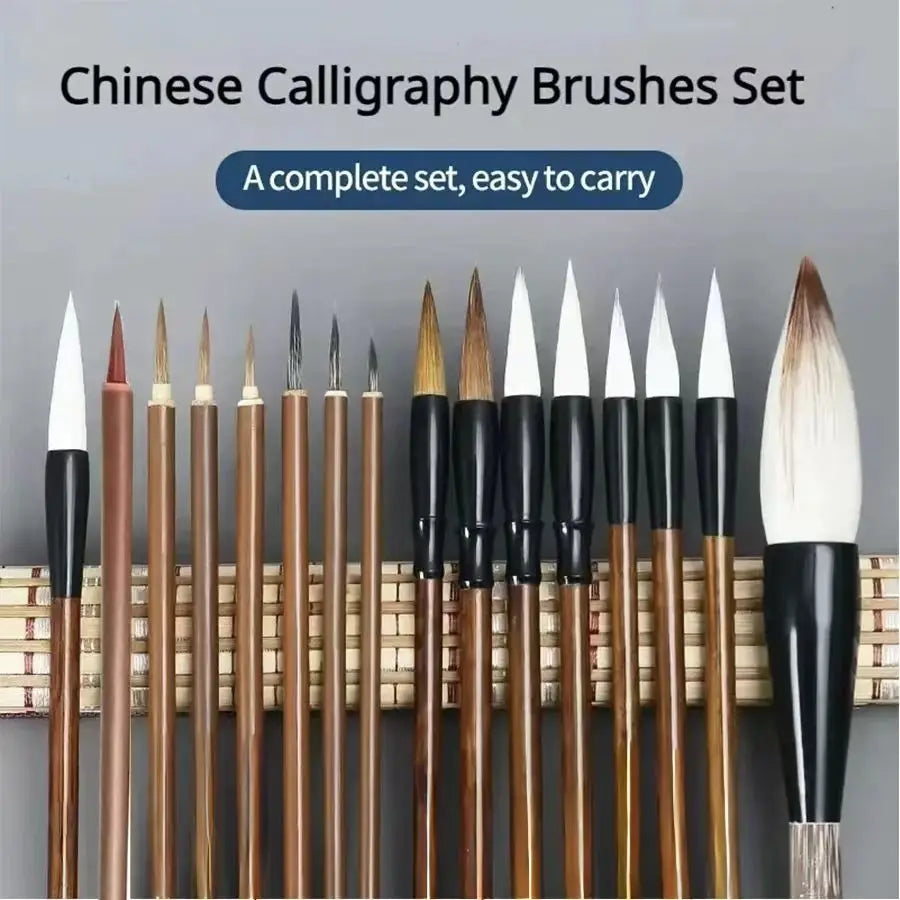 Chinese Painting &amp; Calligraphy Set – Brushes, Rice Paper, Felt &amp; More