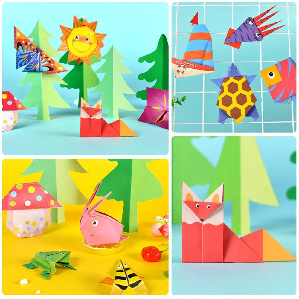 54pg 3D Animal Origami Craft Kit for Kids