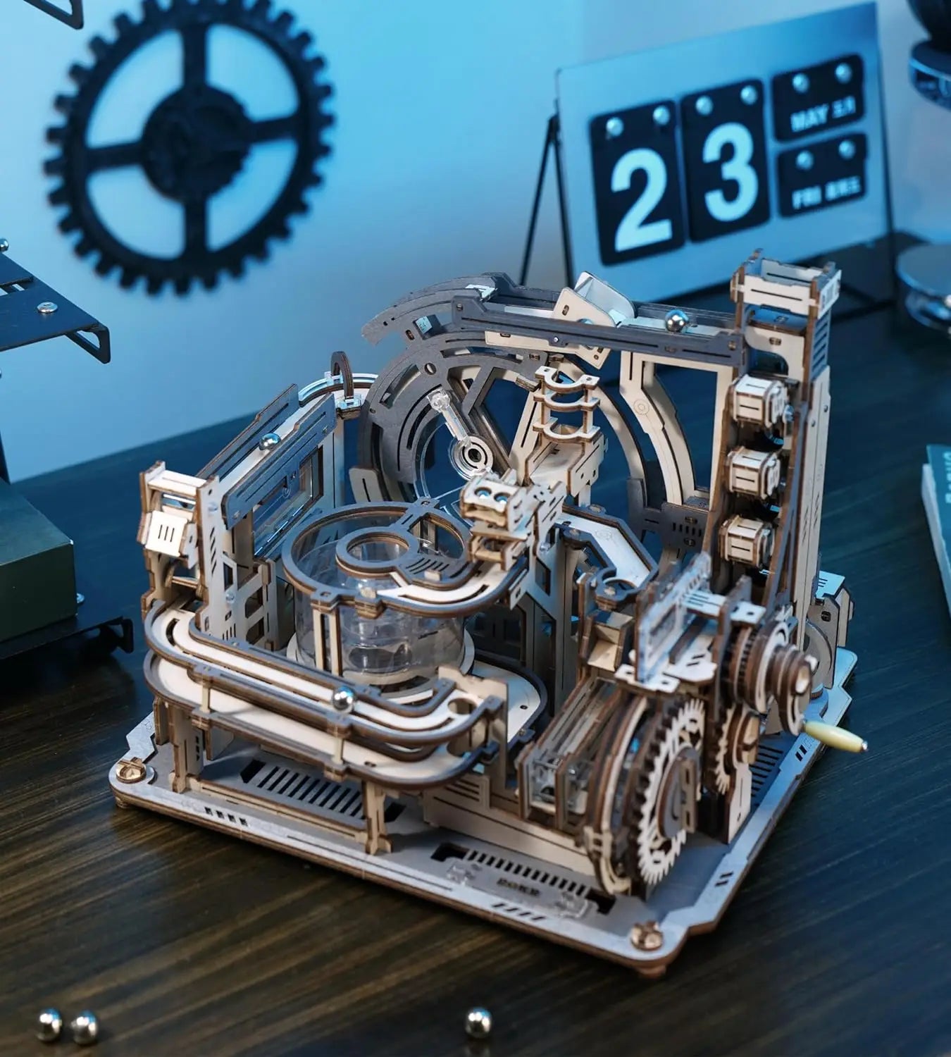ROKR Marble Spaceport Electric 3D Puzzle Kit