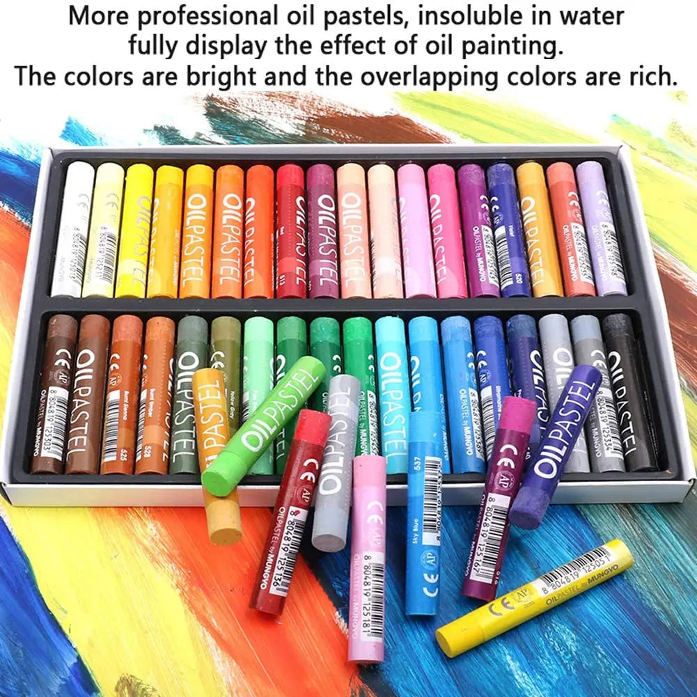 MUNGYO Artist Oil Pastels – 12/25/50 Color Set