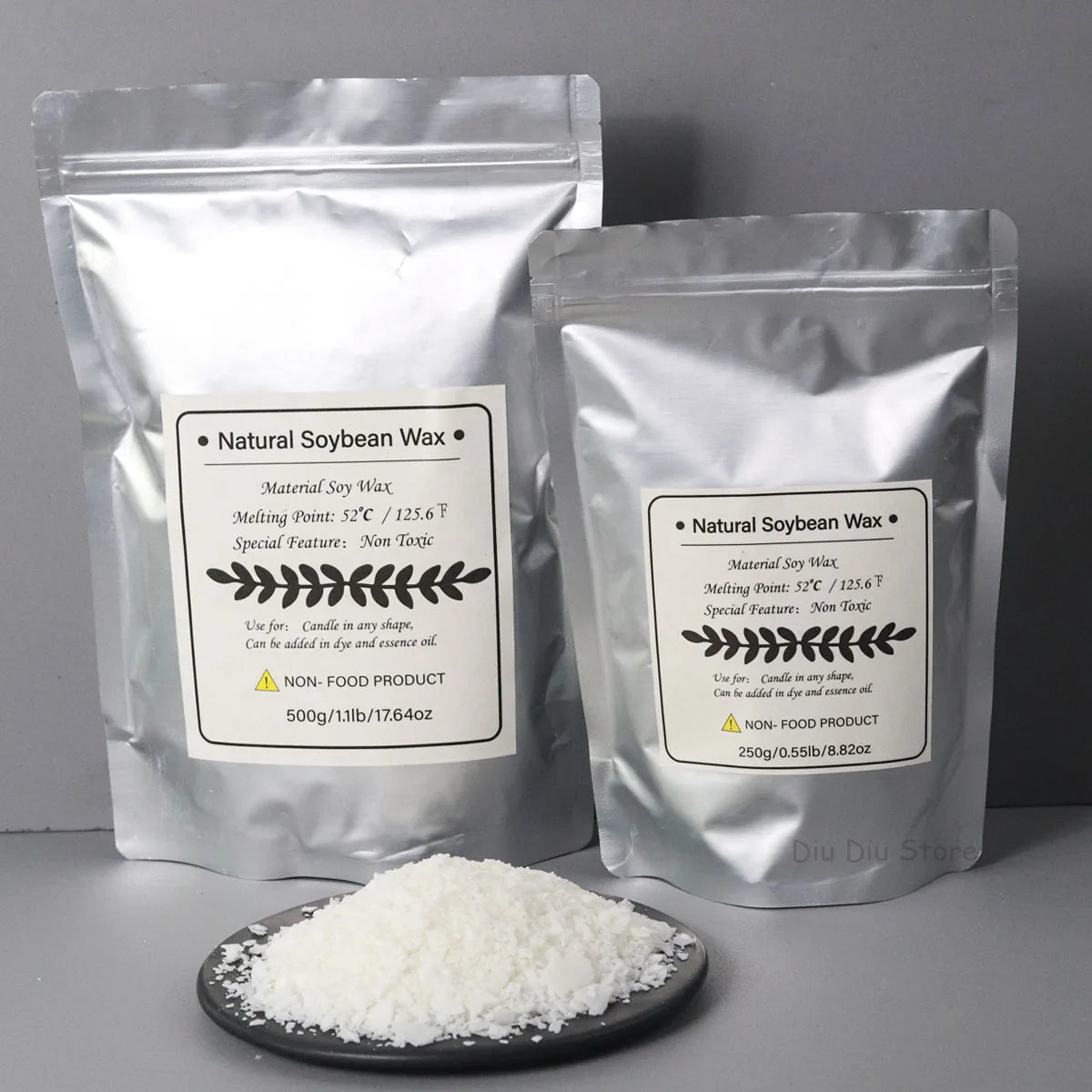 1KG Natural Soy Wax – 100% Pure Candle Making Material