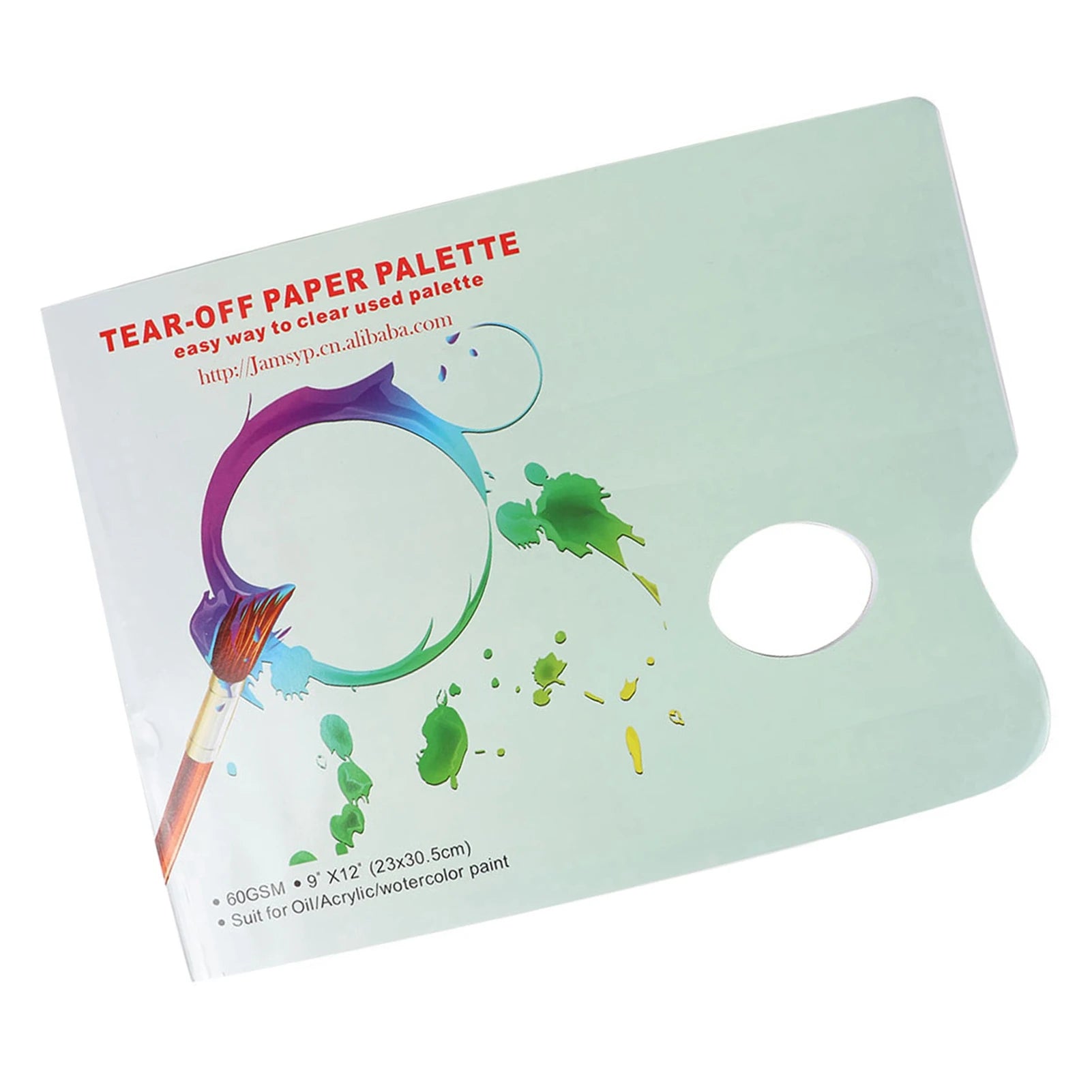 A4 Tear-Off Paper Palette 30 Sheets for Artists