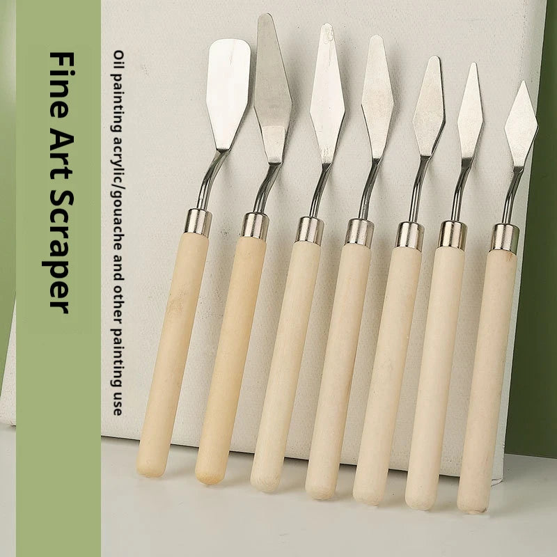 7-Piece Stainless Steel Painting Knife Set
