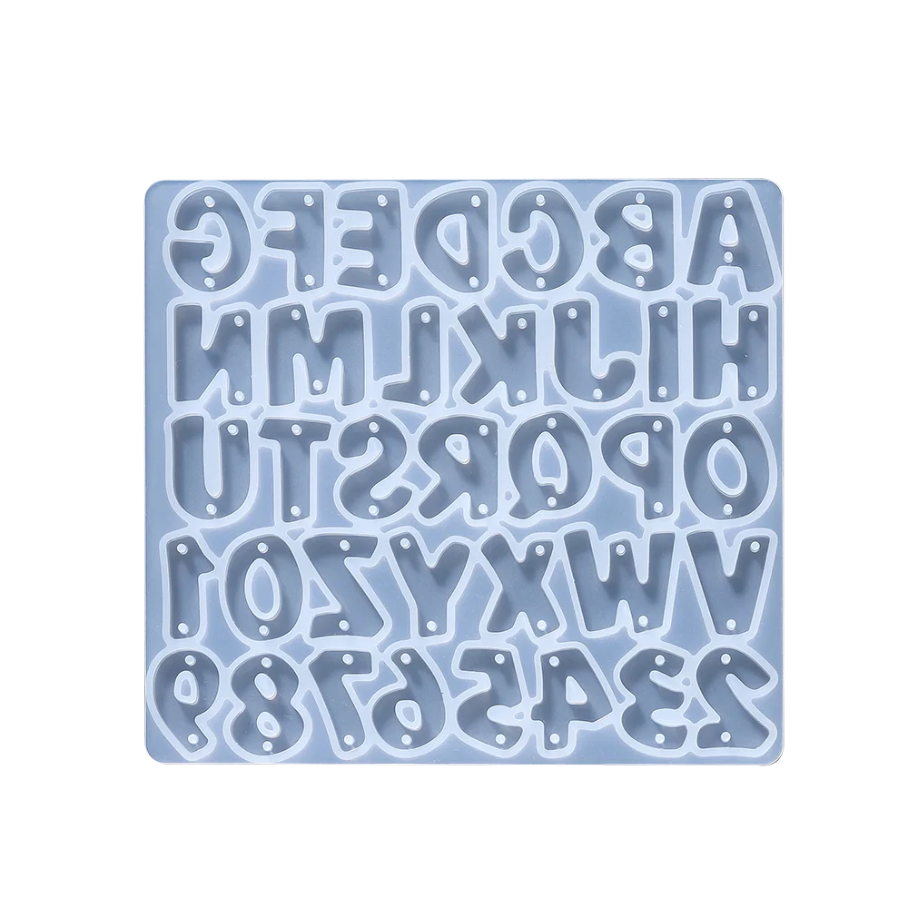 Alphabet & Number Epoxy Resin Mold – DIY Jewelry, Keychains & Crafts