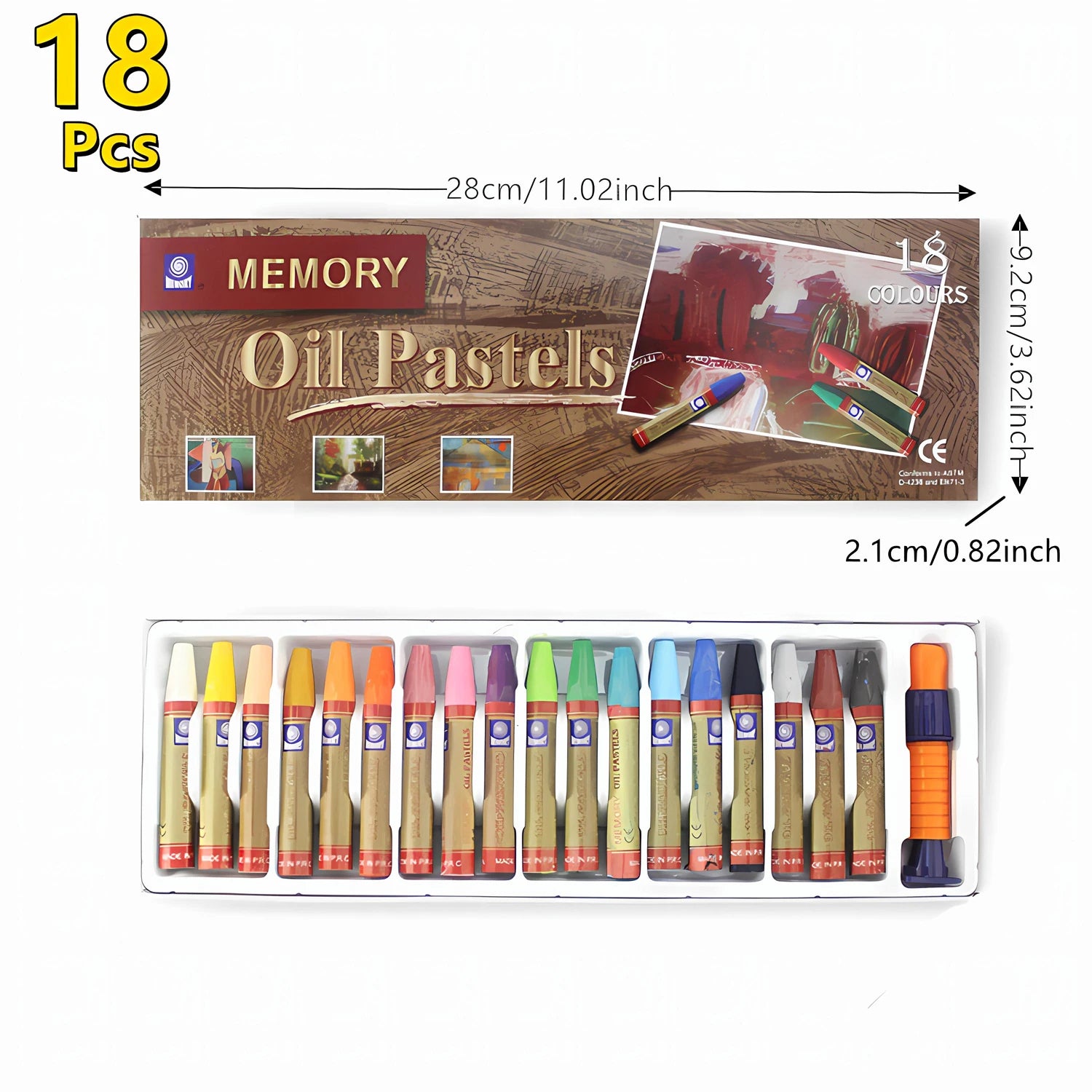 Soft Oil Pastel Set (12–36 Colors)