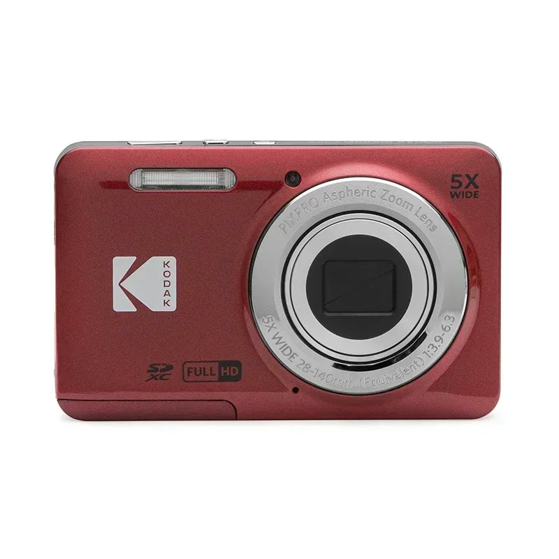 KODAK PIXPRO FZ55-RD 16MP Compact Digital Camera – 5X Zoom, 1080P HD Video