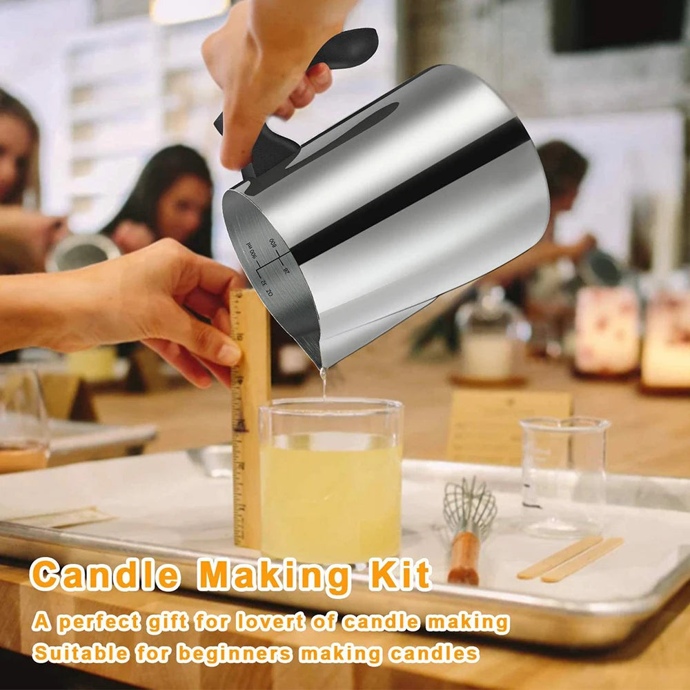 Candle Making Kit with Pouring Pot & Hot Plate