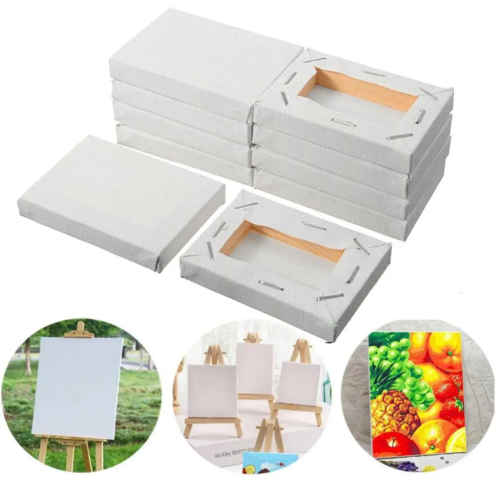 10-Piece Mini Stretched Canvas Set