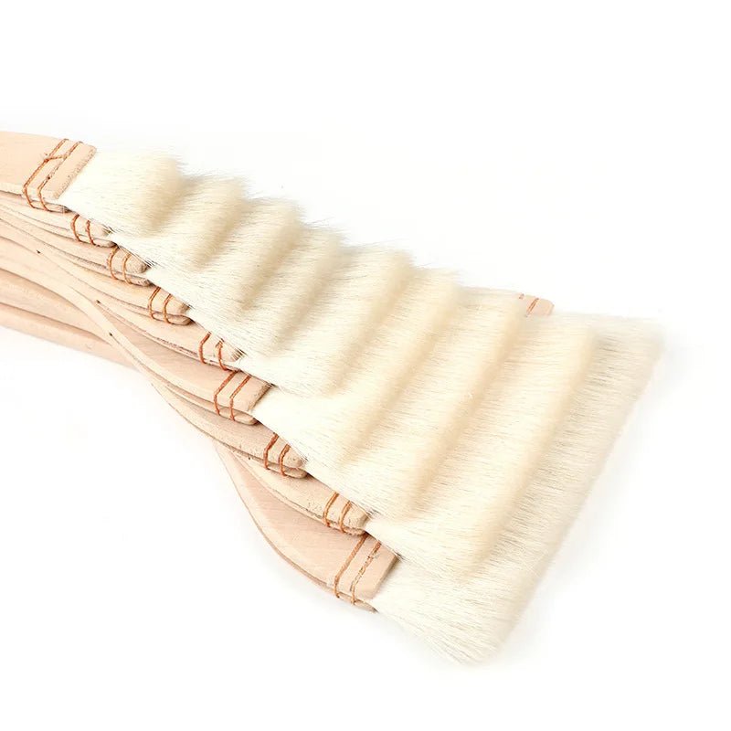 Flat Paddle Paint Brush with Long Handle (1–4 Inch)