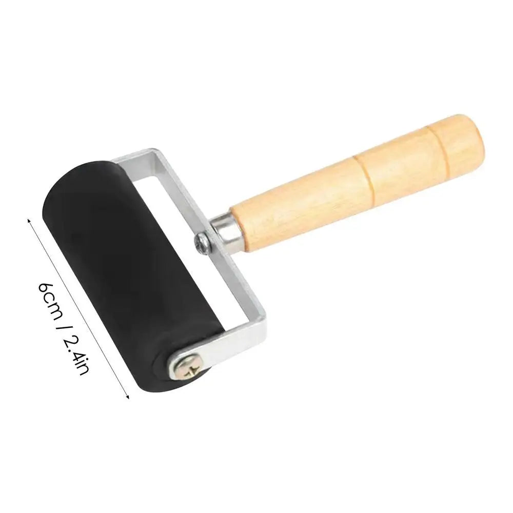 Professional Rubber Brayer – Ink &amp; Paint Roller for Printmaking &amp; Crafts