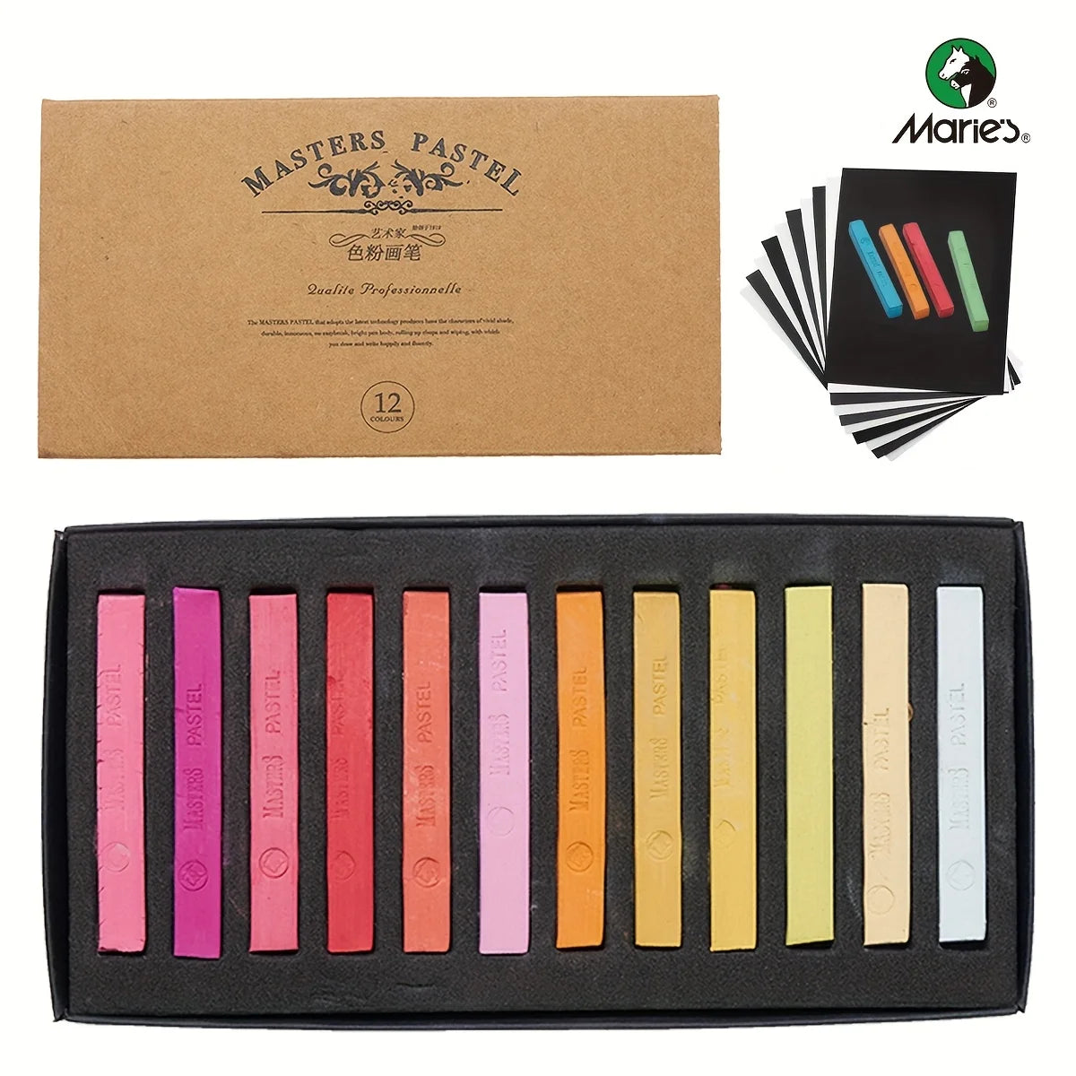 Professional Soft Pastel Set (12–48 Colors)