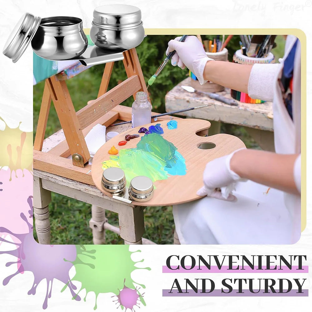 Stainless Steel Airtight Brush Cleaner Cup