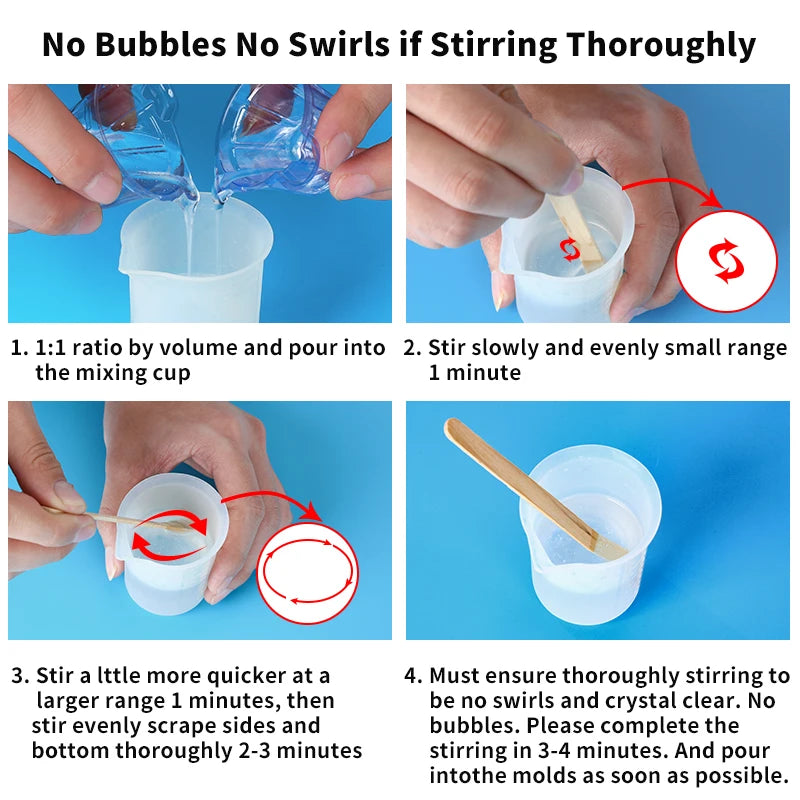 Crystal Clear 1:1 Epoxy Resin Kit for Art &amp; Jewelry